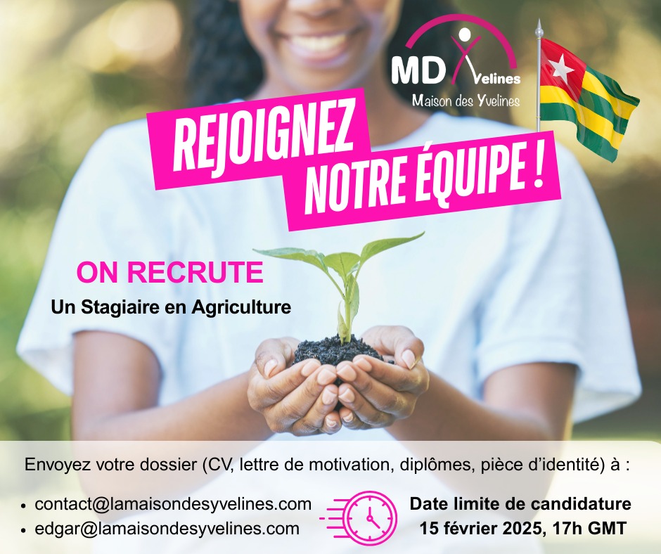 Lire la suite à propos de l’article Appel à candidature – Recrutement de stagiaire, spécialisé en agriculture